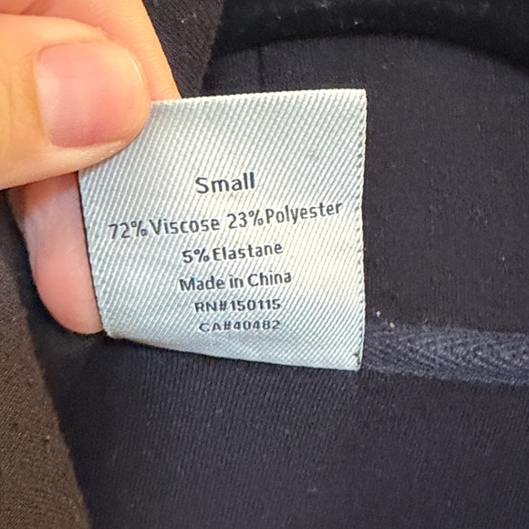 Varley Black priya longline sweat - Picture 3 of 6